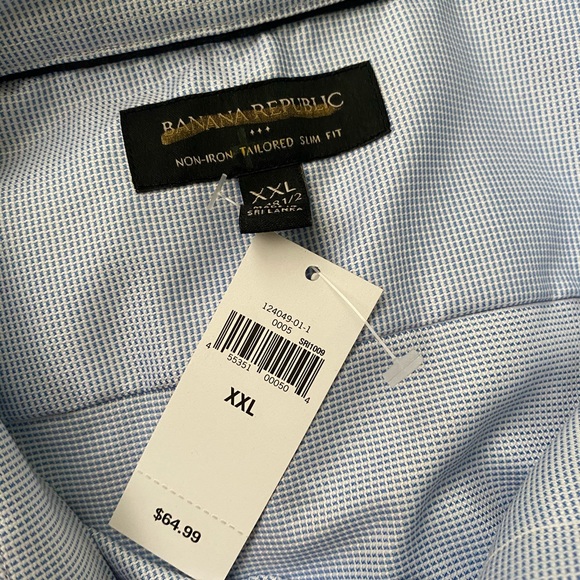 NWT Banana Republic Plus Size XXL shirt - Picture 5 of 7